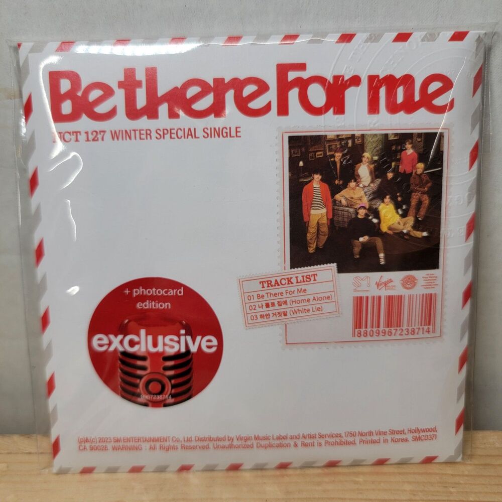 CD NCT 127 Be There For Me - Winter Special Single + Photocard Edition.- SEALED